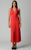 Christine V Halter Maxi Dress with Cross Back Straps - WholesaleClothingDeals - 3