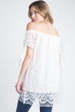 Women's Off shoulder Lace Top